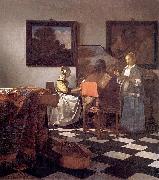 Johannes Vermeer The concert. France oil painting artist